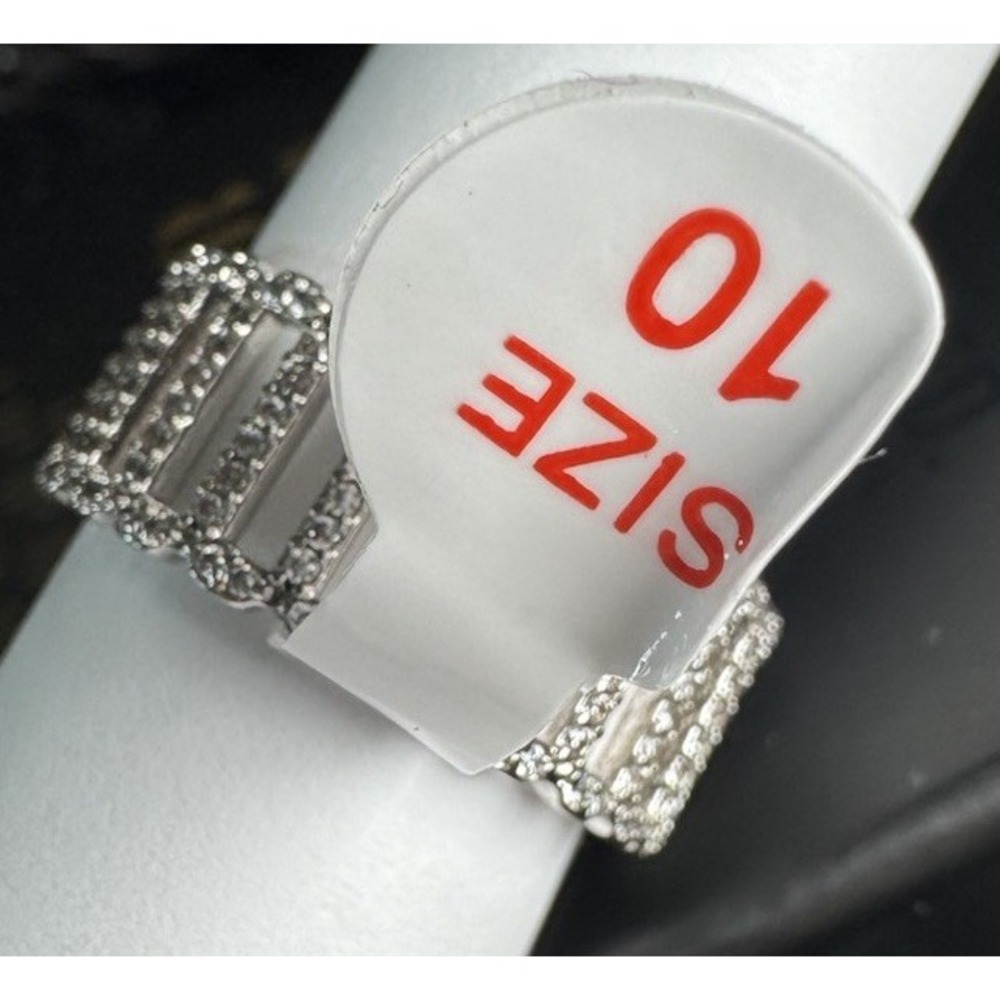 Size 10 Bomb Party Untamed Ring - RG88717 - Velvet Ambush On Rhodium/hematite - Picture 3 of 4